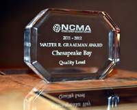 NCMA Chesapeake Bay Chapter has received the Walter R. Graalman Award, Quality Level, for the 2011-2012 program year.